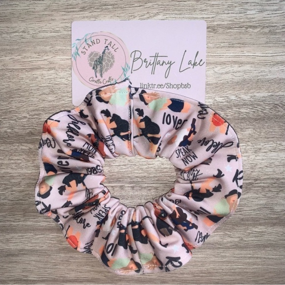 $7ea or 3/$15 Taylor Swift custom hair Scrunchie new - Picture 2 of 4